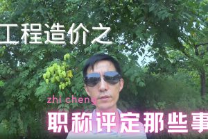 【造价漫谈】-职称评定那些事